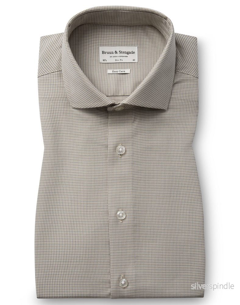 BS Seymour Slim Fit Skjorta – Grey BS Seymour Slim Fit Skjorta – Grey