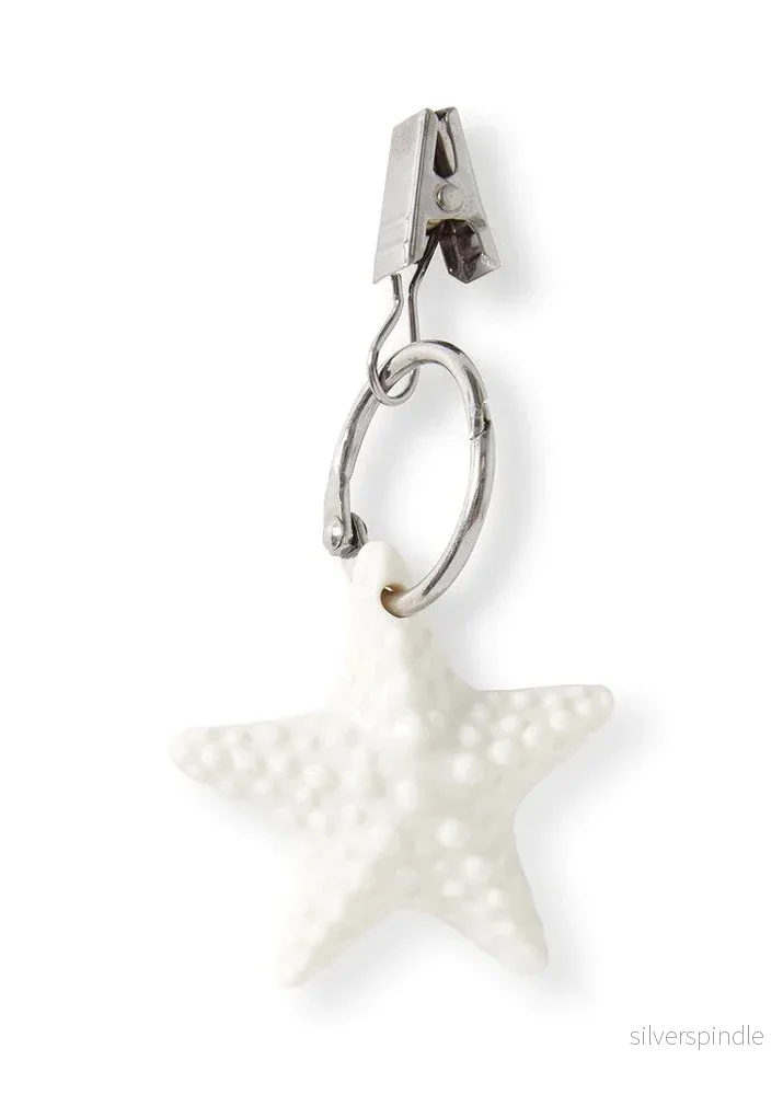Lexington Starfish Tablecloth Weight White