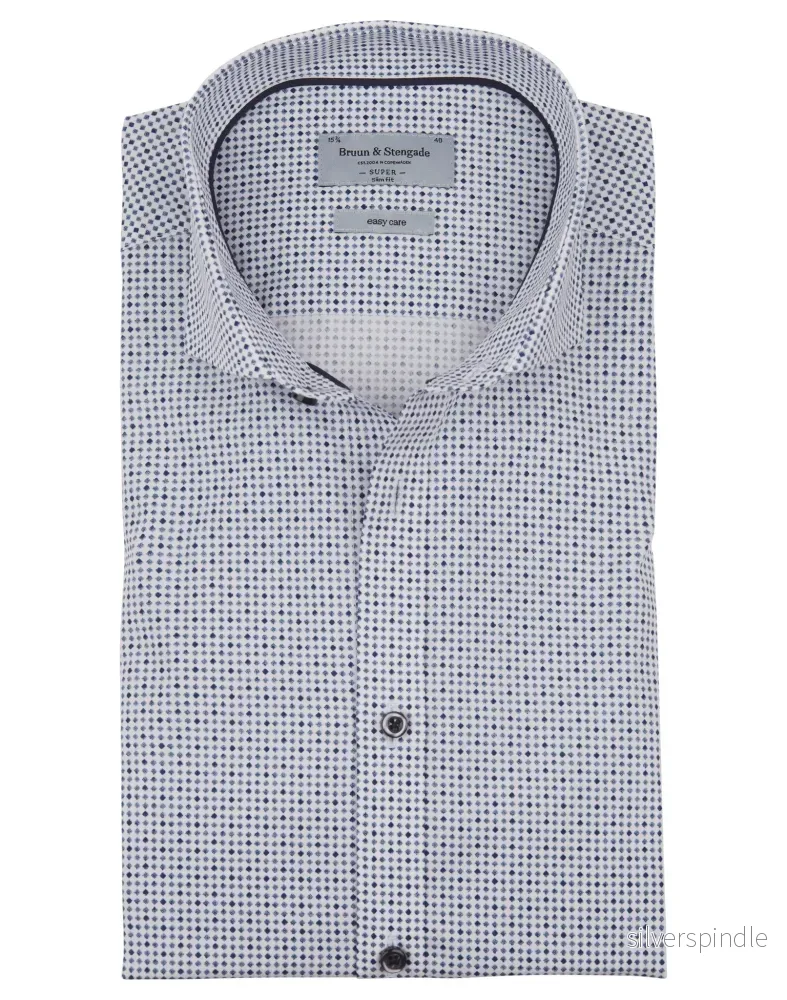 BS Casper Super Slim Fit Skjorta – White