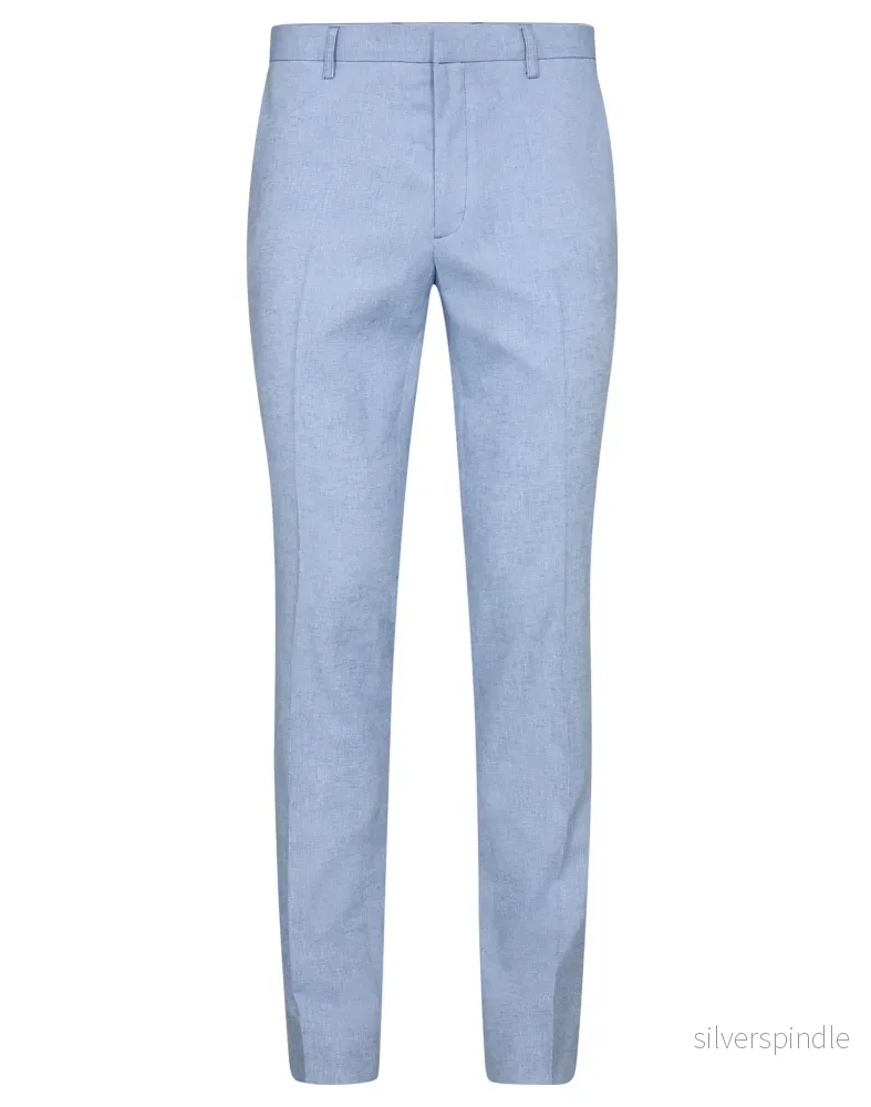 BS Pollino Classic Fit Kostymbyxor - Light Blue