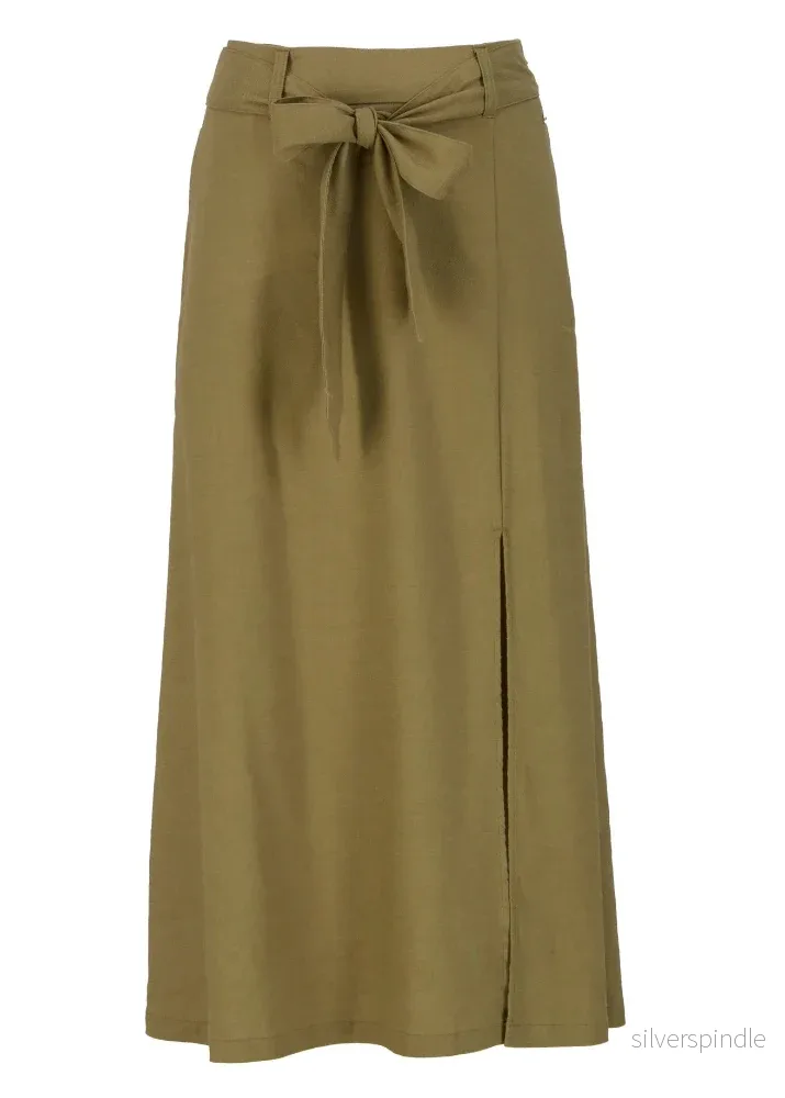 Barbour Gabby Maxi Skirt Bleached Olive Barbour Gabby Maxi Skirt Bleached Olive