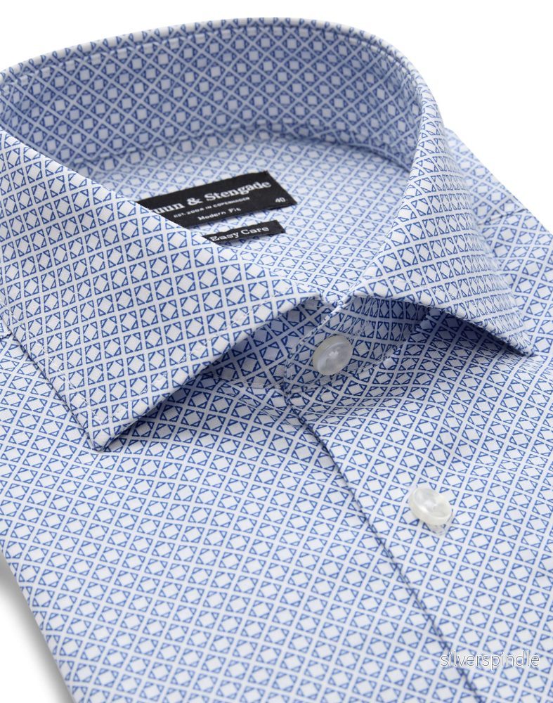 BS Lars Modern Fit Skjorta - Blue - Bild 2