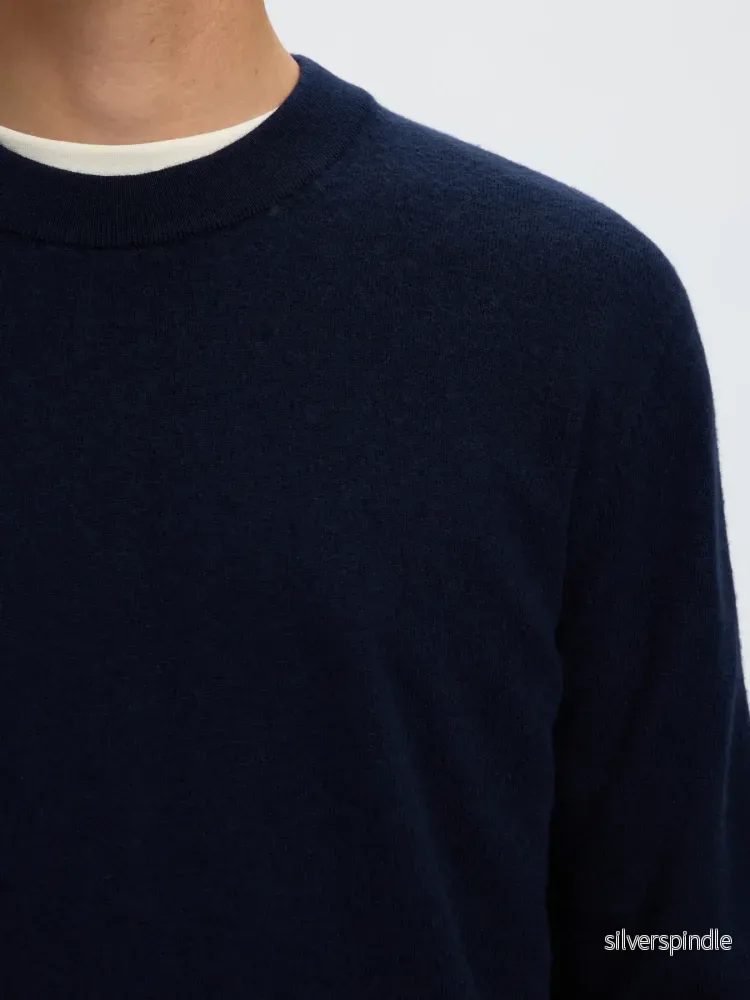 TRAY BRUSHED MERINO WOOL NAVY TRAY BRUSHED MERINO WOOL NAVY