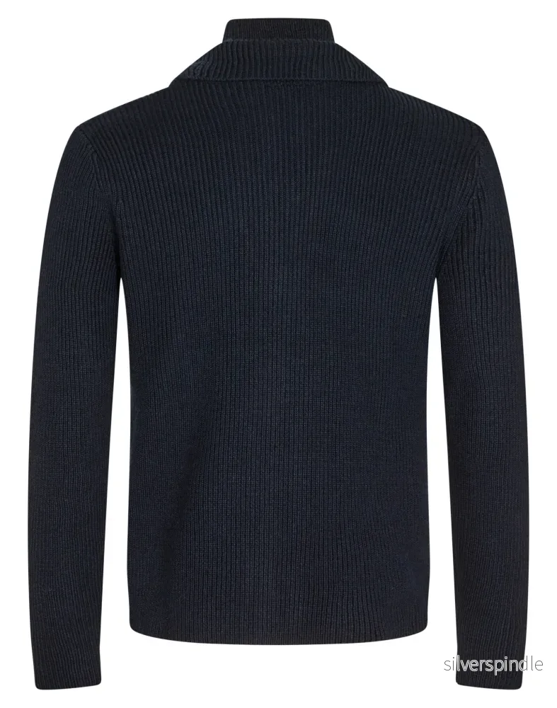 BS Vilhelm Regular Fit Sticka - Navy - Bild 2