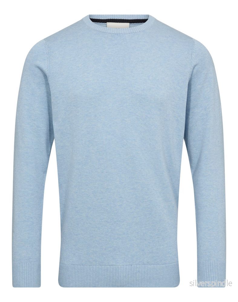 BS Jupiter Regular Fit Stickat – Light Blue BS Jupiter Regular Fit Stickat – Light Blue