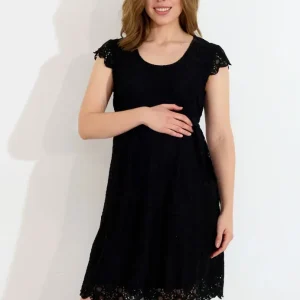 GRAVIDKLÄNNING CAPSLEEVE – Svart GRAVIDKLÄNNING CAPSLEEVE – Svart