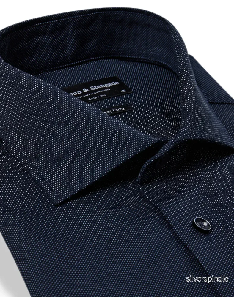 BS Randy Modern Fit Skjorta - Navy - Bild 2