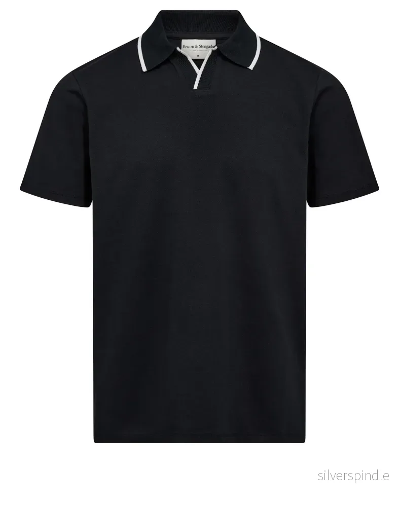BS Syros Regular Fit Pikétröja - Navy