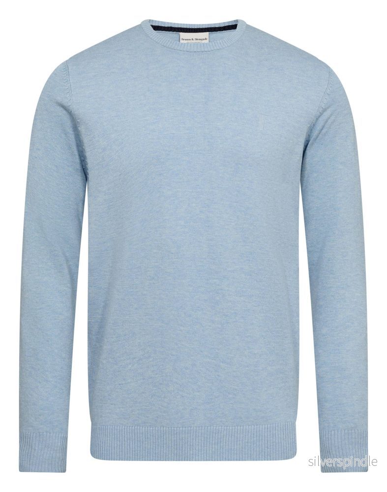 BS Jupiter Regular Fit Stickat – Light Blue BS Jupiter Regular Fit Stickat – Light Blue