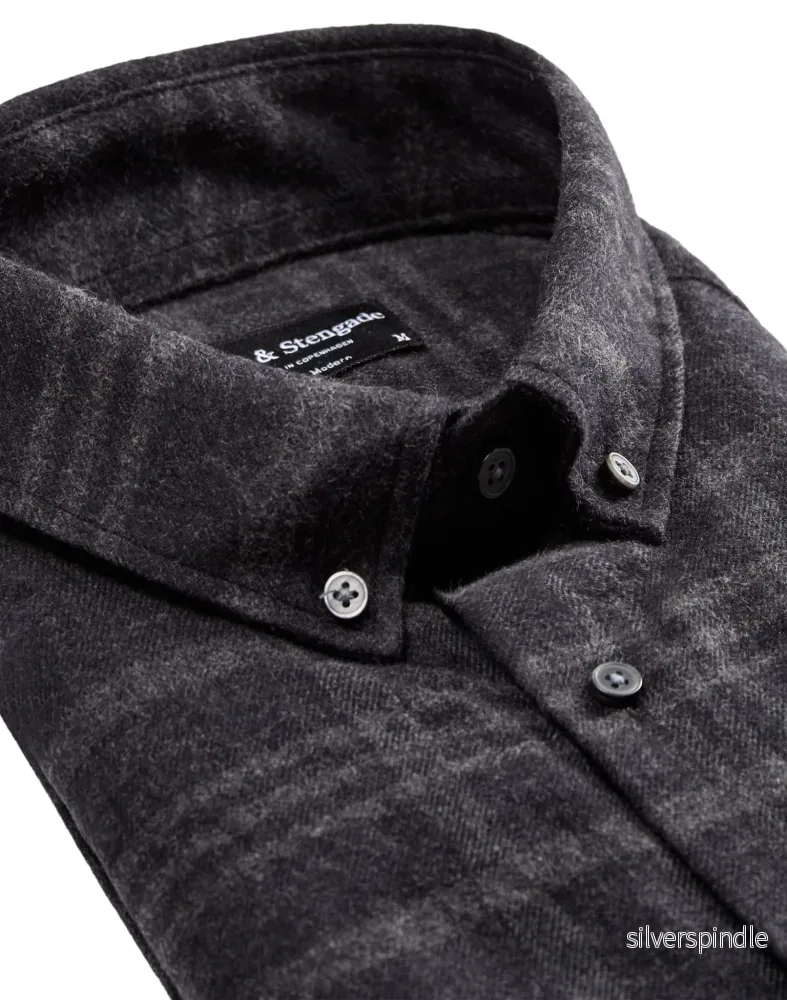 BS Toensberg casual modern fit Skjorta - Black - Bild 2