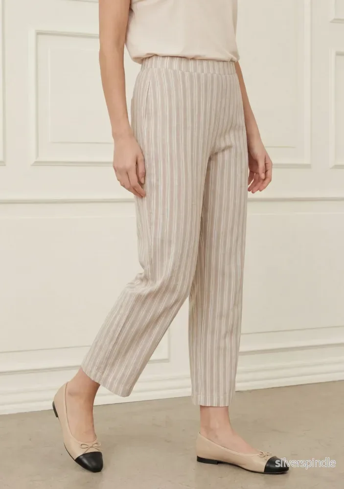 Mari Pant - Sandy Stripe