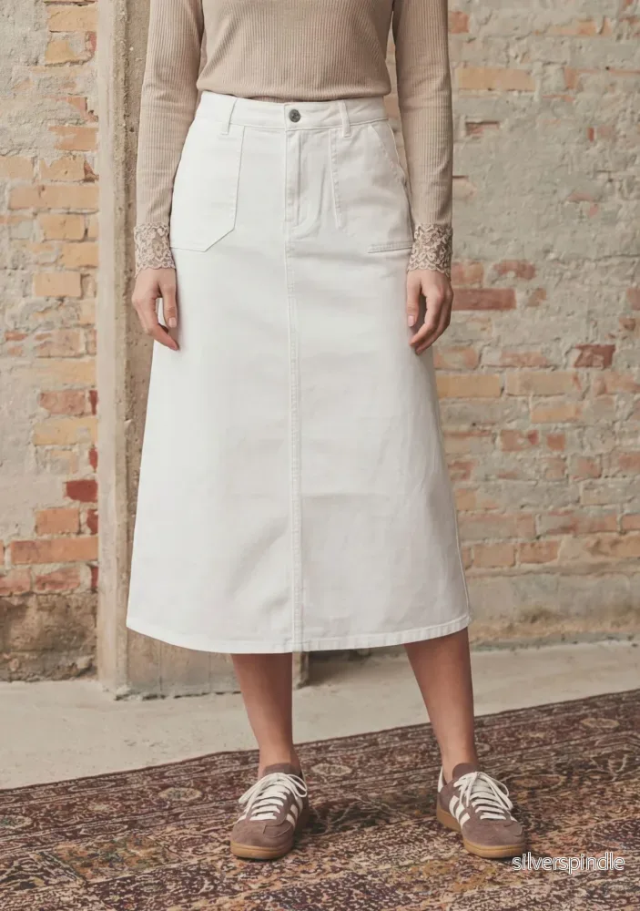 Carpi Denim Skirt – Broken White Carpi Denim Skirt – Broken White