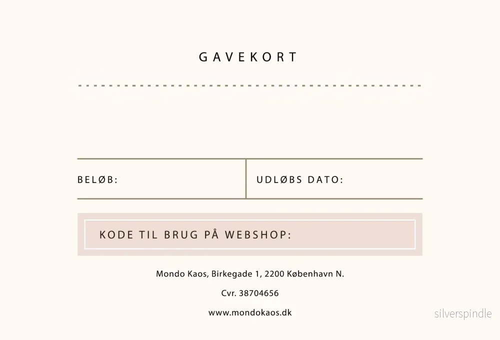 Presentkort (fysiskt) - Bild 3