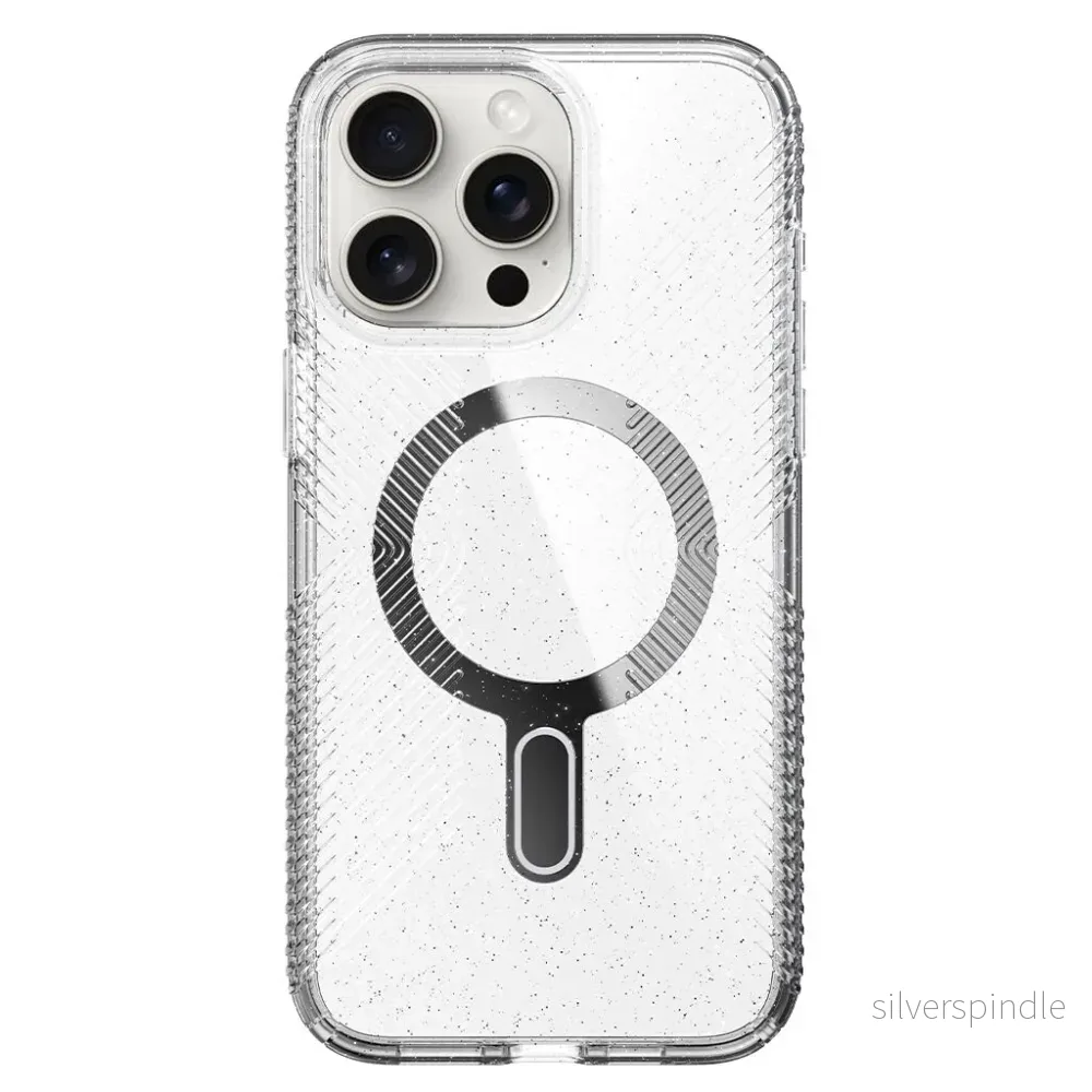 Speck Grip Lux Skal iPhone 15 Pro Max Magsafe – Glitter Speck Grip Lux Skal iPhone 15 Pro Max Magsafe – Glitter