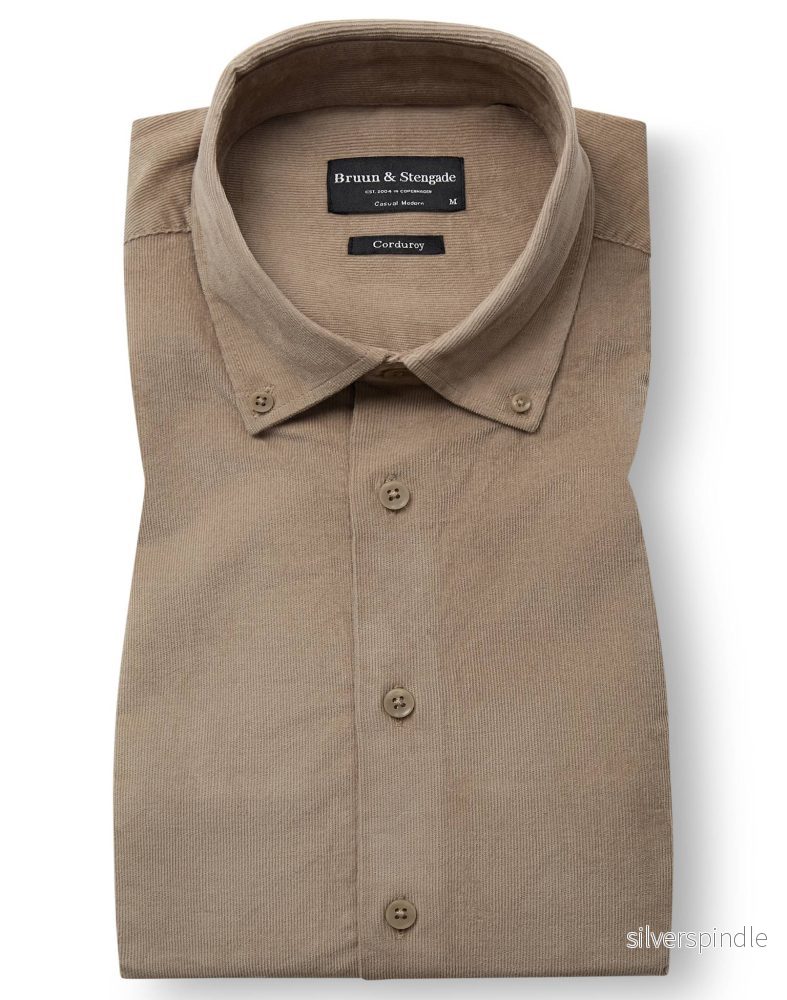 BS Osei Casual Modern Fit Skjorta – Sand BS Osei Casual Modern Fit Skjorta – Sand
