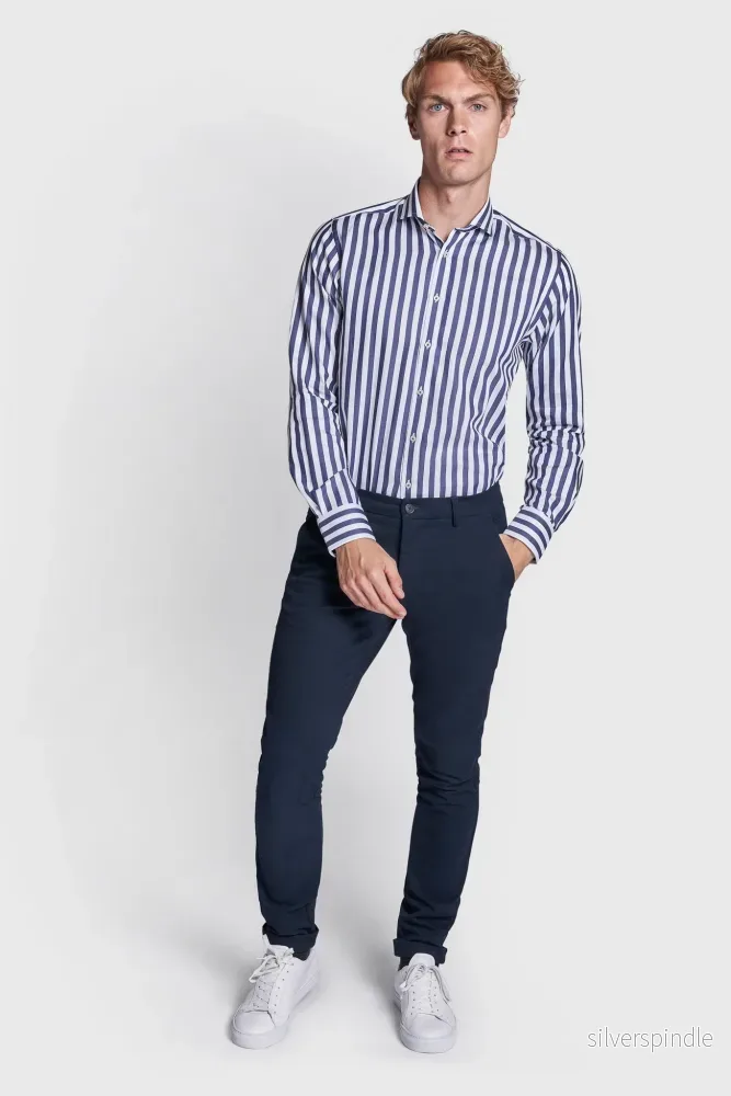 BS Jadon Modern Fit Skjorta - Marinblå - Bild 3