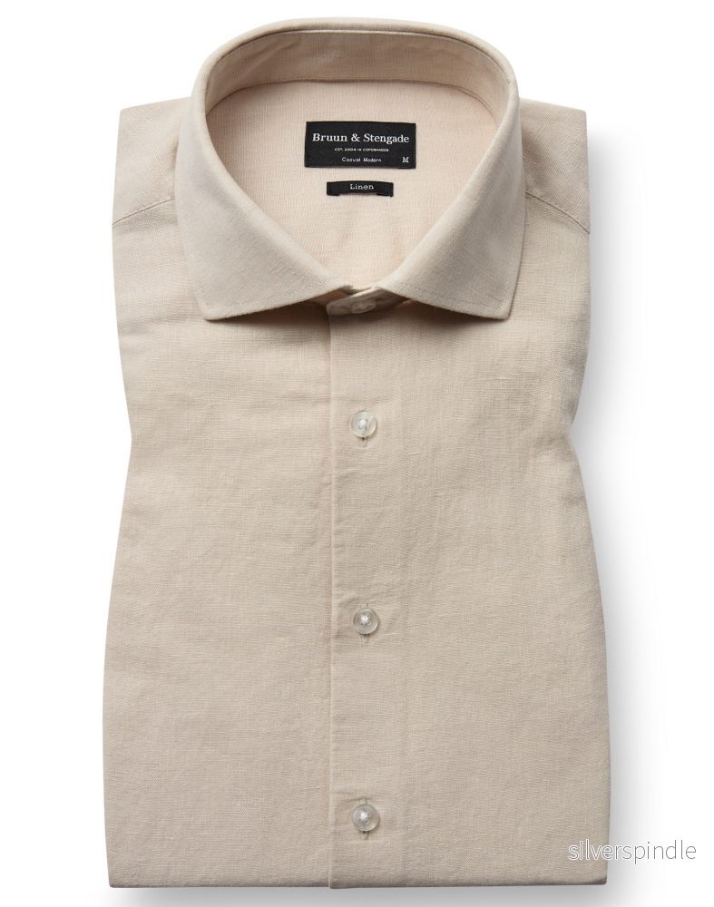 BS Antonelli Casual Modern Fit Skjorta – Sand BS Antonelli Casual Modern Fit Skjorta – Sand