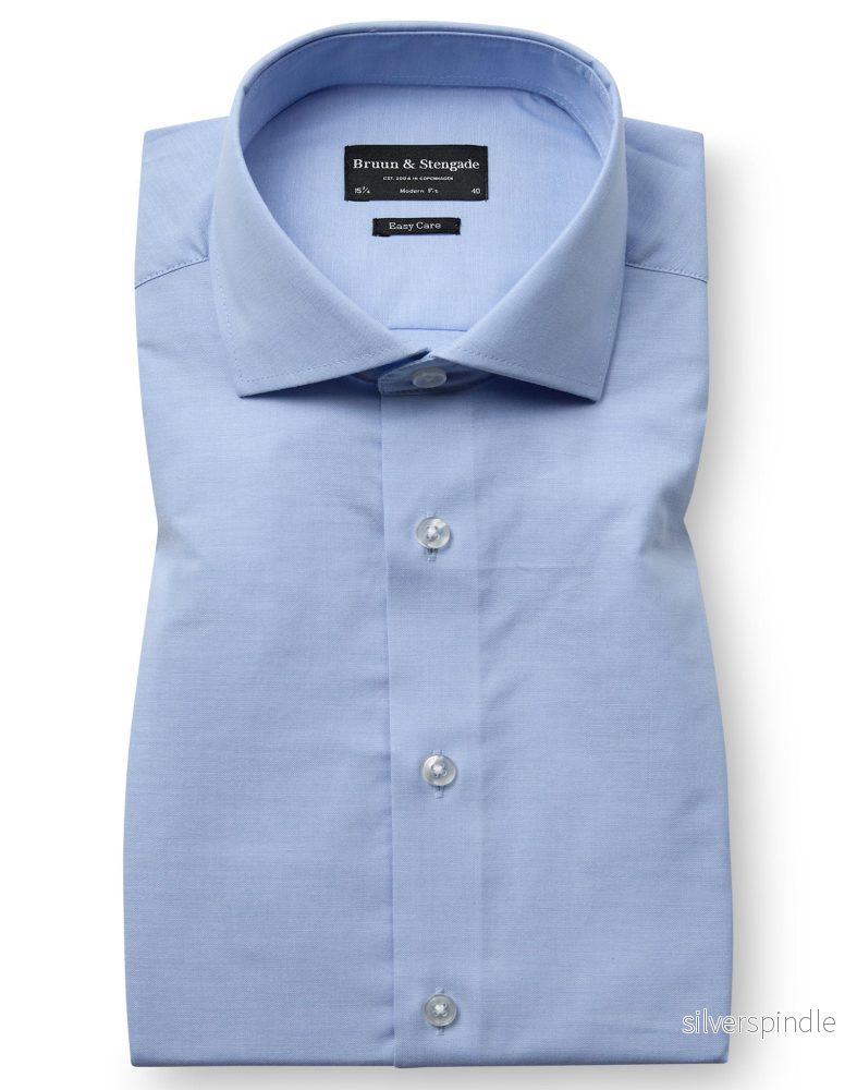 BS Grigor Modern Fit Skjorta - Light Blue