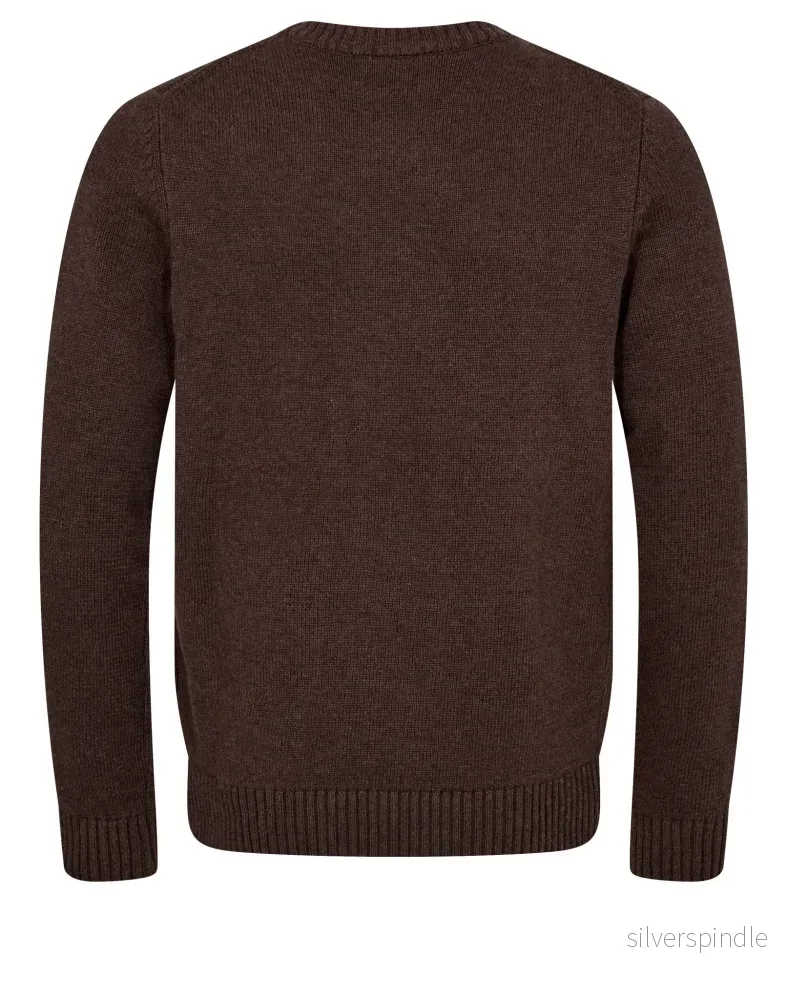 BS Azure Regular Fit Stickat - Brown - Bild 2
