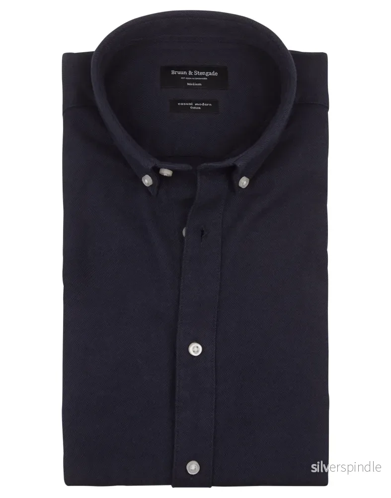 BS Osaka Modern Fit Skjorta – Marinblå