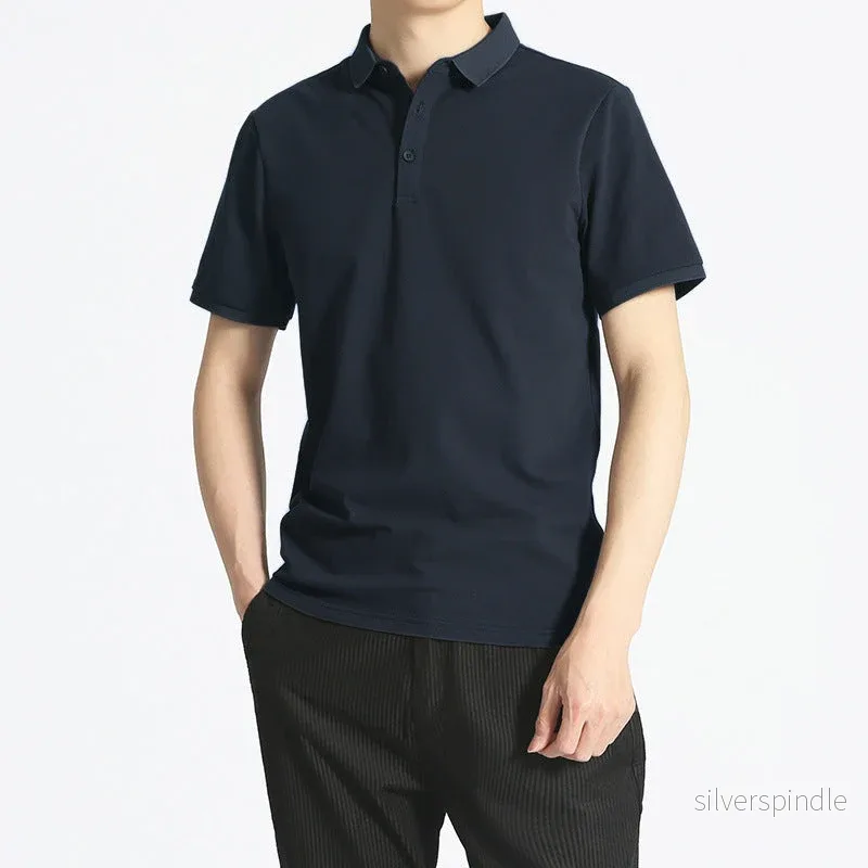 Ethan | Stilren Kortärmad T-Shirt med Krage Ethan | Stilren Kortärmad T-Shirt med Krage