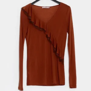 JERSEY TENCEL T-SHIRT – Brun JERSEY TENCEL T-SHIRT – Brun