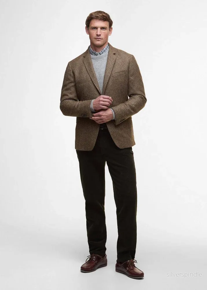 Barbour Firth Moons Herringbone Blazer BR - Bild 3