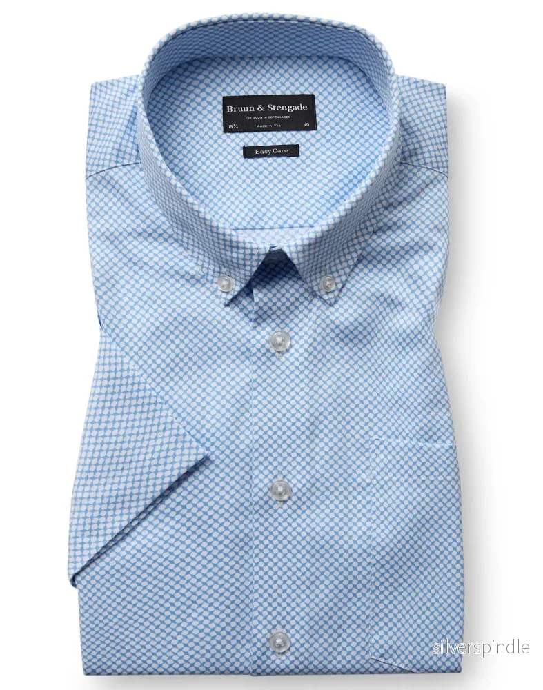 BS Valentin Modern Fit Skjorta - Light Blue