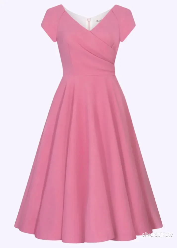 1950-tals Hourglass swing klänning – rosa 1950-tals Hourglass swing klänning – rosa