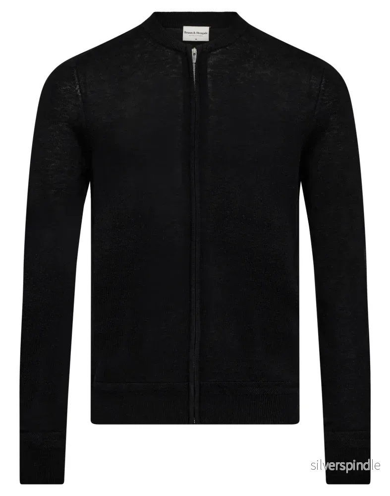 BS Alon Regular Fit Stickat - Black