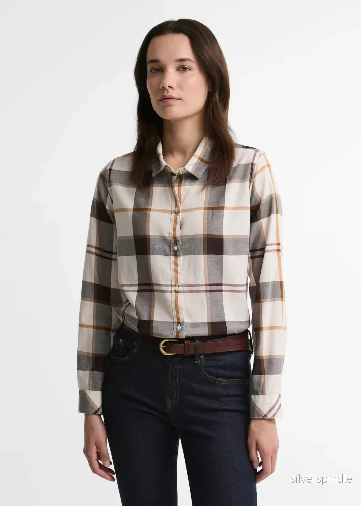 Barbour Moorland Shirt Ecru Multi Tartan Barbour Moorland Shirt Ecru Multi Tartan