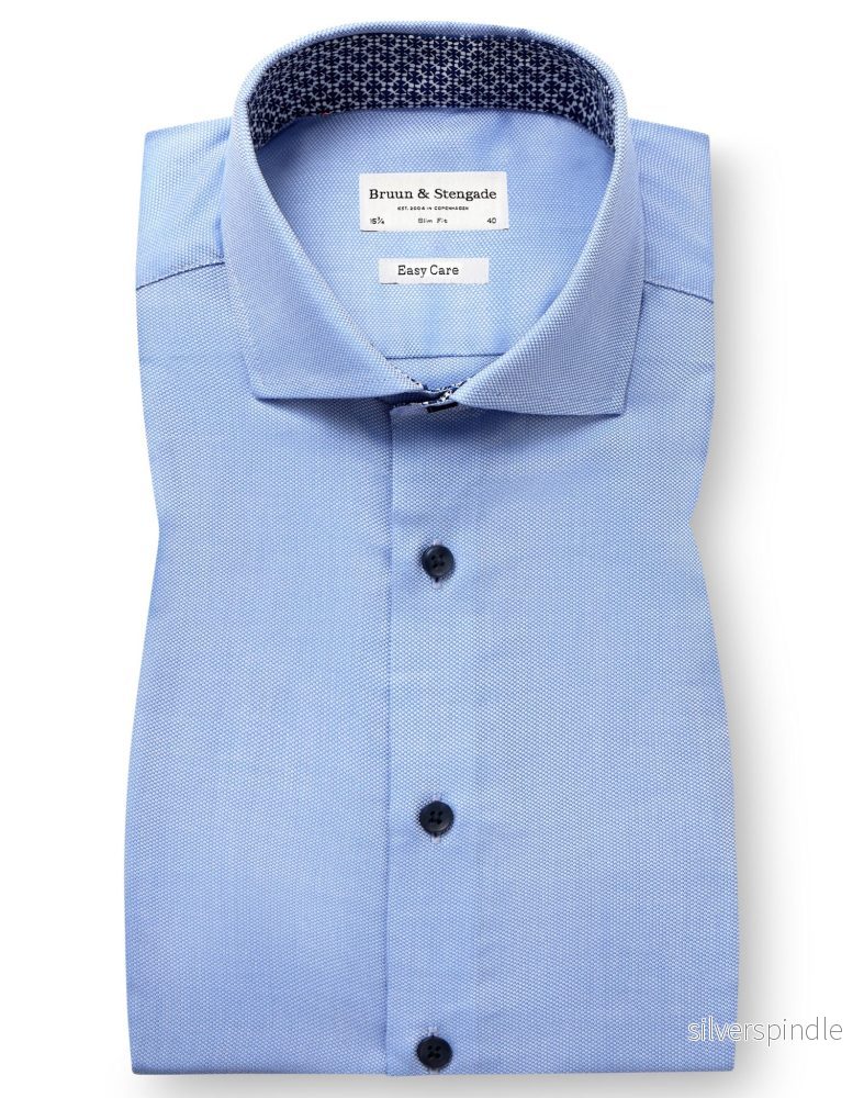 BS Murakami Slim Fit Skjorta – Light Blue