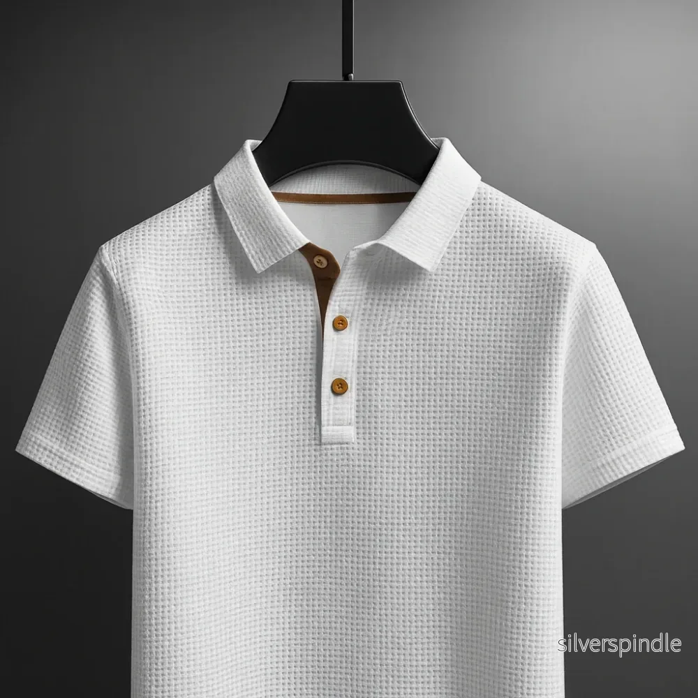Liam | Modern Stretch Short-Sleeve Men's Polo Shirt - Bild 2