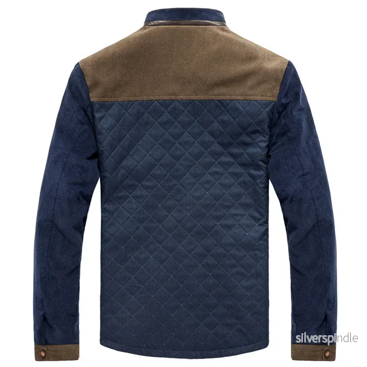 Ethan | Modern Slim Fit Kappa med Lapptäcksmönster för Vår och Höst - Bild 3