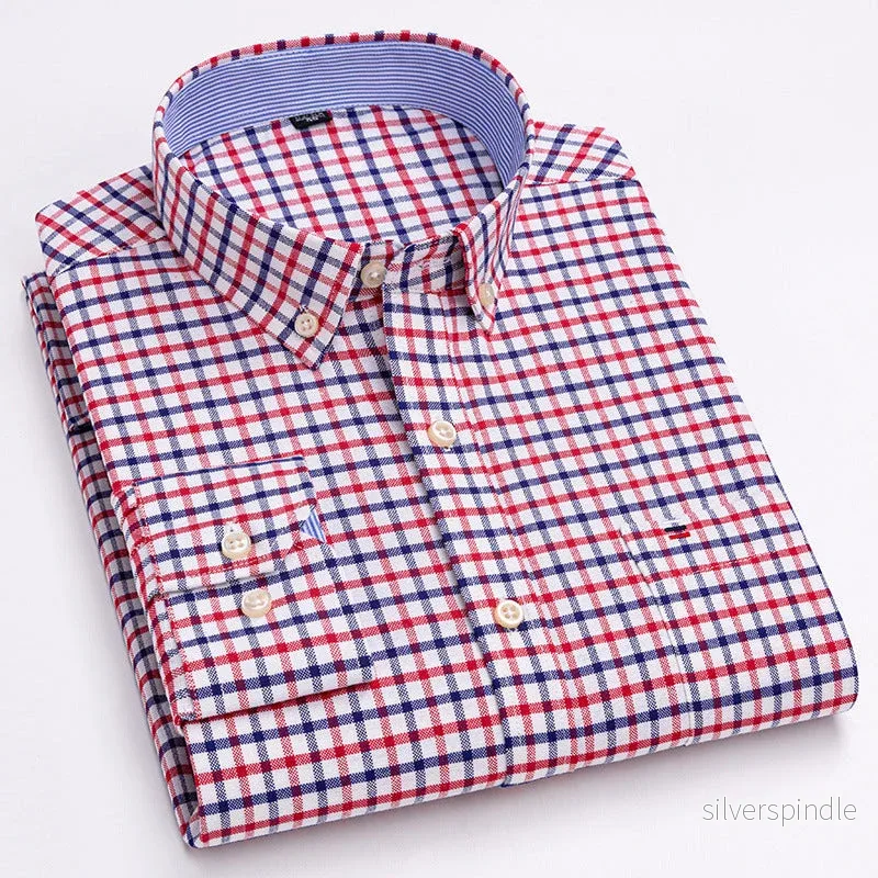 Ethan | Klassisk Strykfri Rutskjorta För Eleganta Tillfällen Ethan | Klassisk Strykfri Rutskjorta För Eleganta Tillfällen