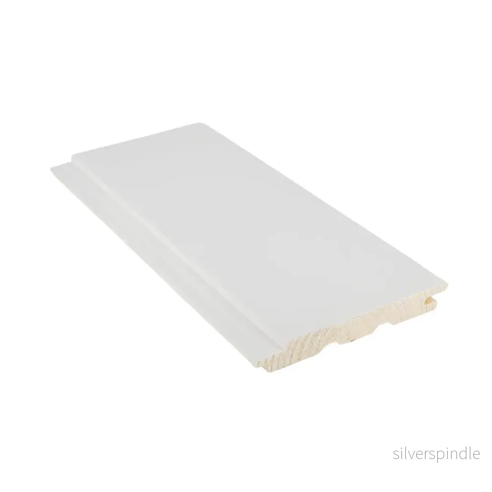 Innerpanel STS4 Borstad 15x120x2380, Furu, Vit, Ändspontad