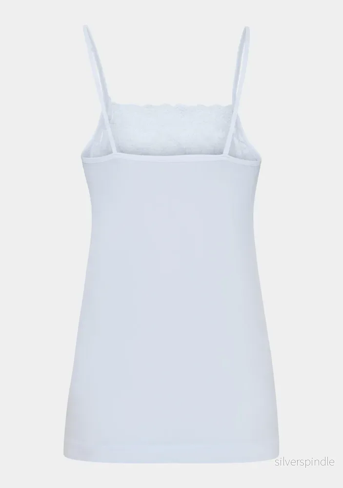 Nilla Wide Lace Top - Light Blue - Bild 2