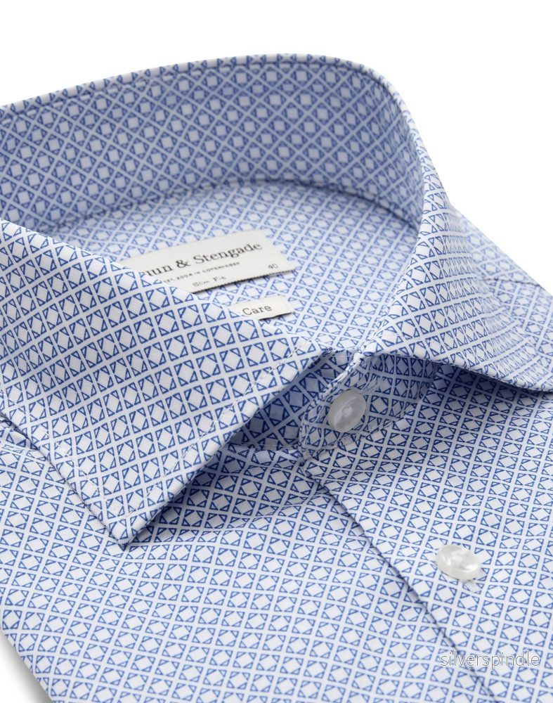 BS Marsenic Slim Fit Skjorta - Blue - Bild 2