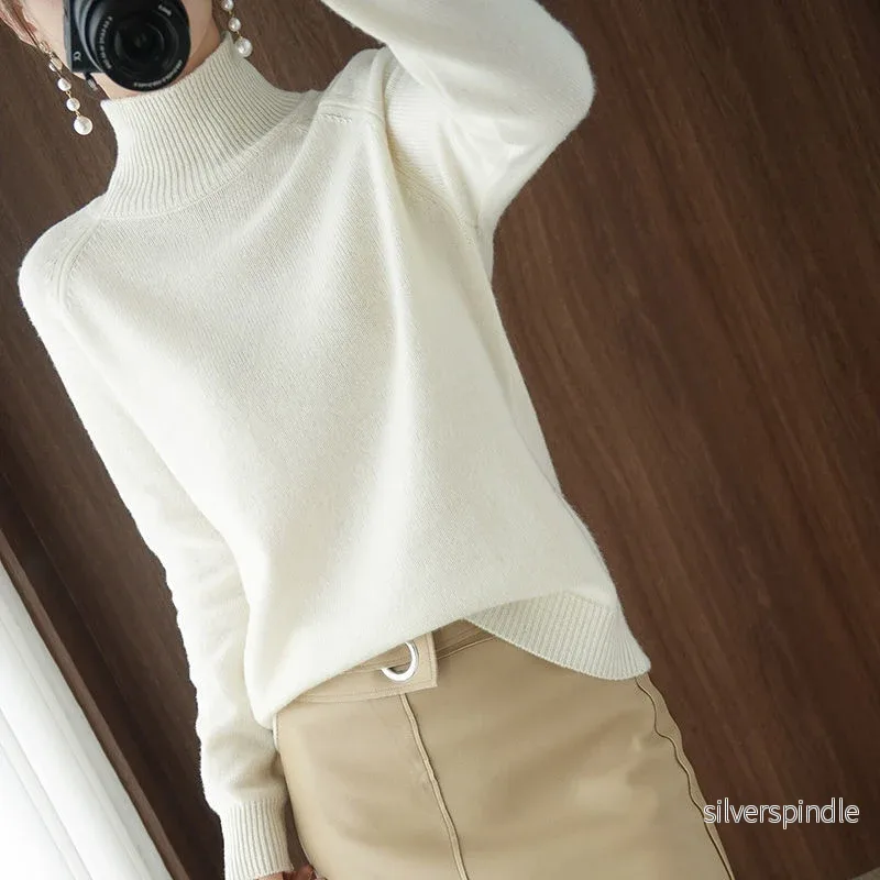 Elegant Turtleneck-tröja för Damer med Värmande Funktion | Skräddarsydd Design för Komfort och Stil