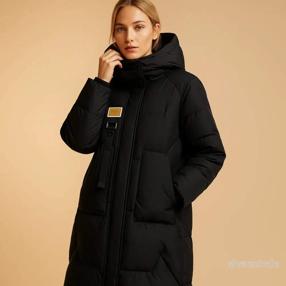 Elegant Vinterkappa för Kvinnor med Praktiska Fickor | Skräddarsydd Design för Komfort Elegant Vinterkappa för Kvinnor med Praktiska Fickor | Skräddarsydd Design för Komfort