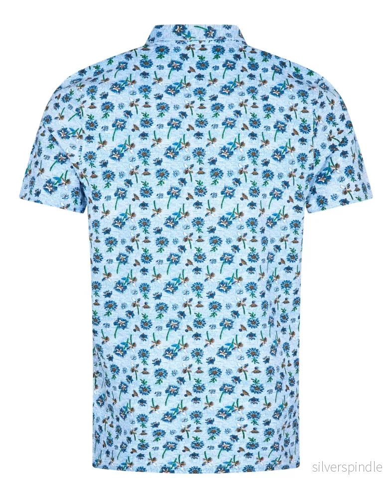 BS Rocky Regular Fit Piké - Light Blue - Bild 2