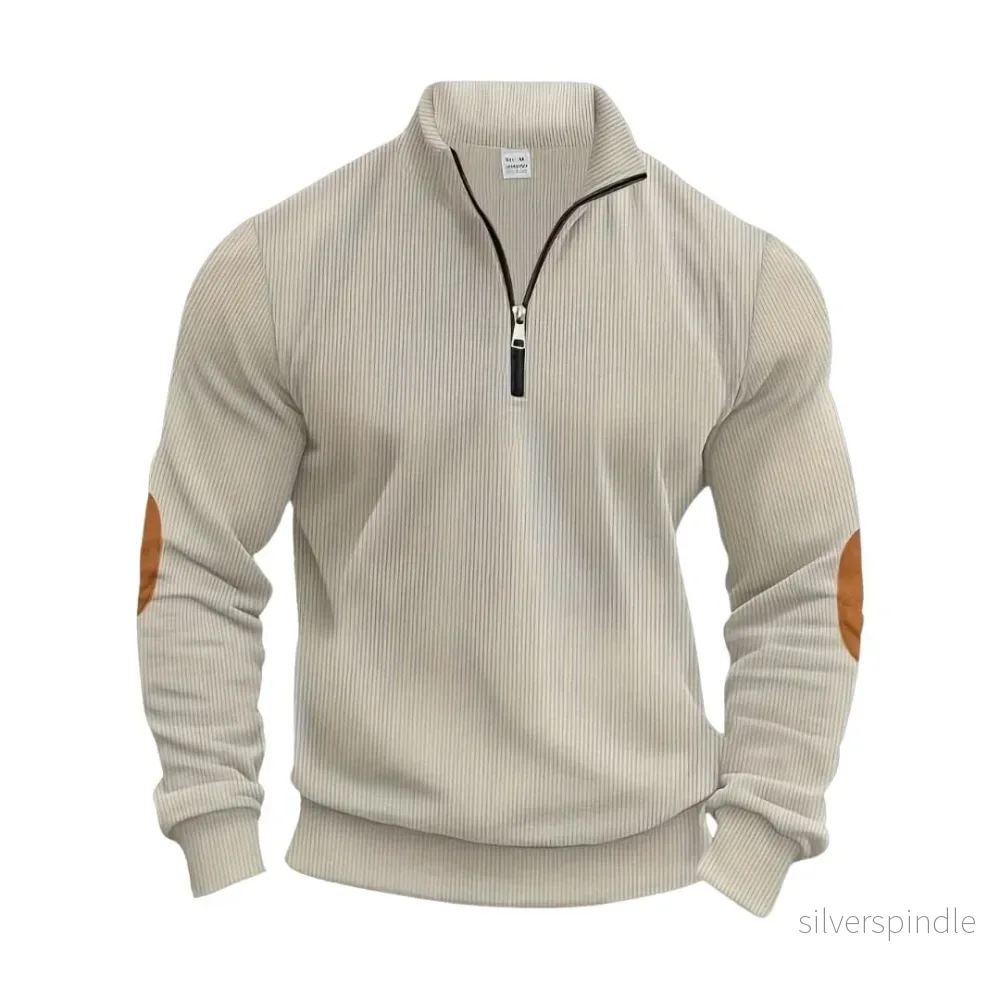 Oliver | Klassisk Ribbstickad Pullover för Män Oliver | Klassisk Ribbstickad Pullover för Män