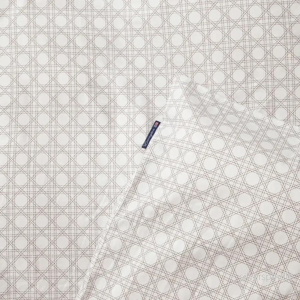 Lexington Rattan Printed Cotton Sateen Påslakanset - Bild 2