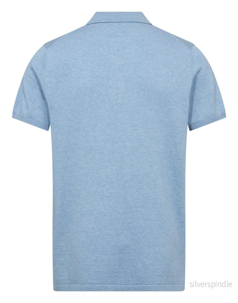 BS Baldo Regular Fit Pikétröja - Light Blue - Bild 2