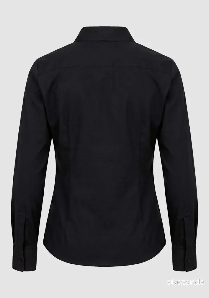 Sigga Zip Shirt - Black - Bild 3