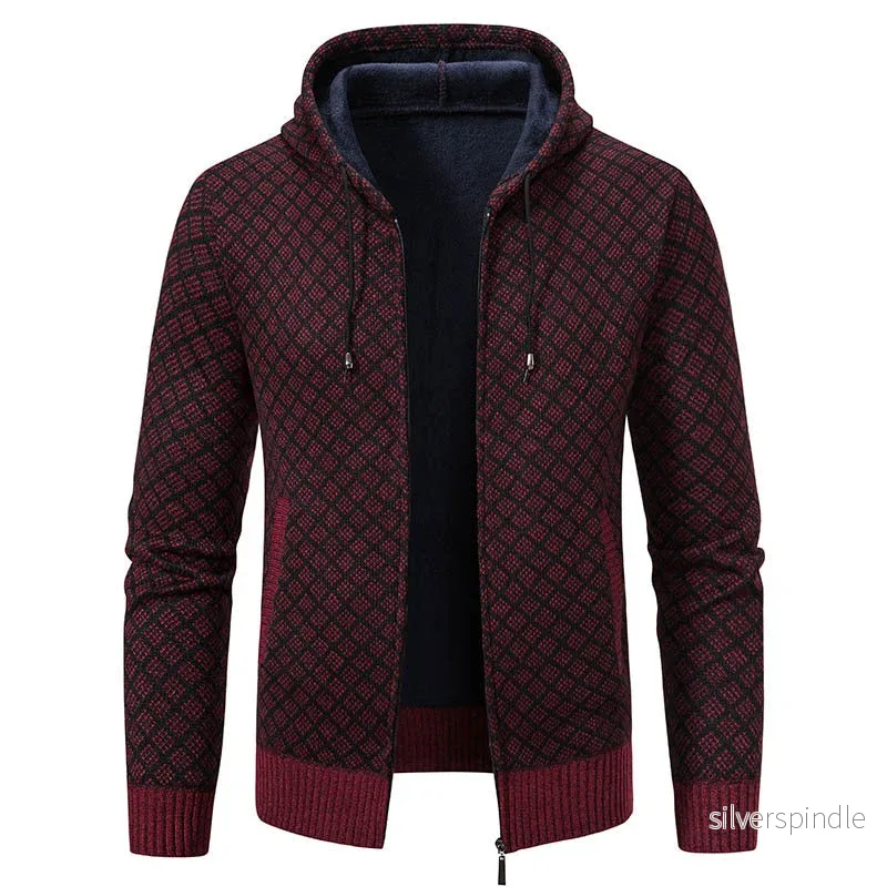 Noah | Slim Fit Kappa Med Huva För Herrar - Perfekt För Övergångsväder - Bild 3