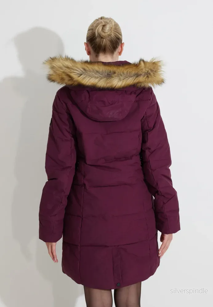 CHLOE DOWN COAT JACKA - Wine - Bild 3