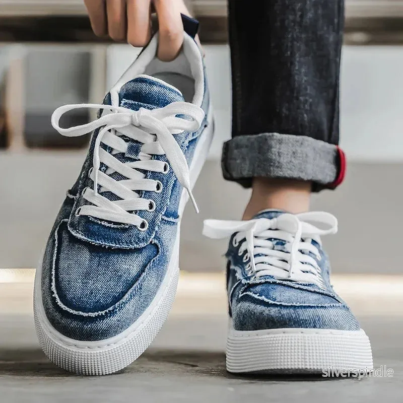 Ethan | Tvättad Mjuk Low Top Sneakers för Herr - Bild 3
