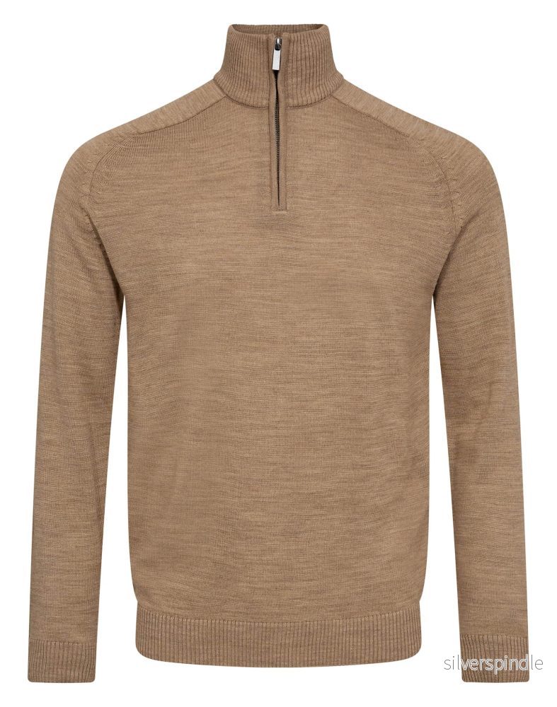 BS Pelle Regular Fit Stickat – Light Brown BS Pelle Regular Fit Stickat – Light Brown