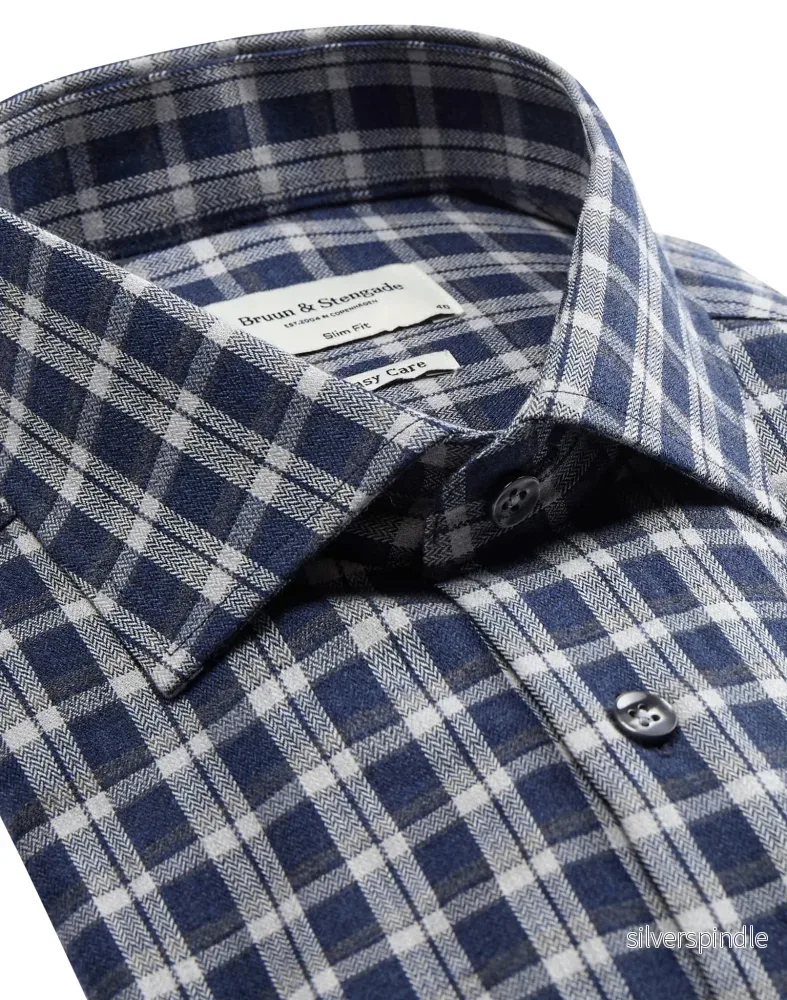 BS Steadman slim fit Skjorta - Blue - Bild 2